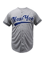 Hommes de New York # 2 T-shirts brodés, décontractés, amples, à manches courtes, col en V, style baseball, pour l'entraînement et la compétition, vêtements décontractés