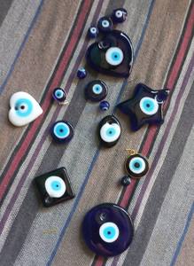 Belles perles d'oeil bleu et pendentifs d'oeil bleu faits sur mesure, idéaux pour la revente par les créateurs de bijoux et les magasins de perles - Product Image 2