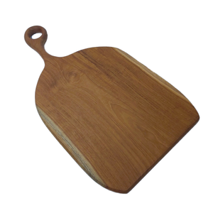 Planche à découper en teck naturel Unna pour la cuisine, d'origine indonésienne. - Product Image 1