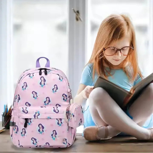 Lightweight Large Capacity Lightweight Luxury Soft Style School <b>Backpack</b> <b>Waterproof</b> Polyester Lining Durable Portable <b>Backpack</b> - Product Image 6