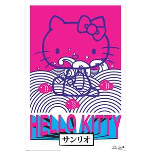 Póster de Hello Kitty Tokyo Rebel, diseño moderno para decoración de pared - Product Image 3