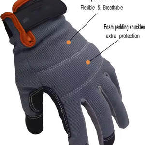 Guantes mecánicos transpirables ligeros Pantalla táctil antideslizante Características antivibración para la seguridad diaria Trabajo de construcción al aire libre Esquí - Product Image 2