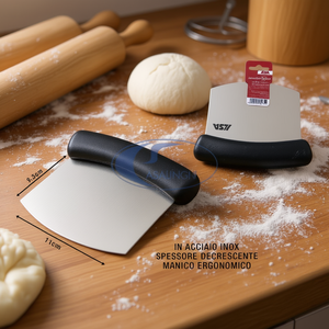 Ilsa Tuttixuno Raschietto Rotondo Flessibile 8.5x11 cm Utensile per Pasticceria e Cottura - Product Image 3