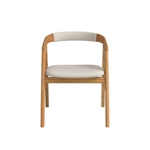 Minimalist Dining Chair for Outdoor and <b>Garden</b> Chairs Furniture With Chusion From Solid Wood High Quality Best Seller Cheap - Product Image 2