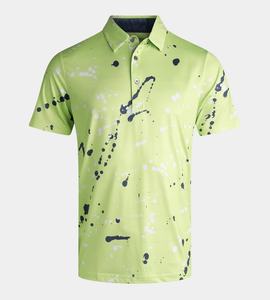 Polos de talla grande para hombre, diseño de logotipo personalizado, sublimado estampado floral, Polo de golf, polos personalizados para hombre - Product Image 1