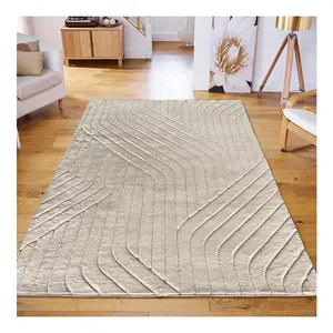 3 D Thảm alfombra con estampado 3D phòng ngủ hiện đại Thảm màu be ngà khu vực Thảm Cameo thảm và Thảm phòng khách kích thước lớn