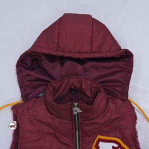 Gilet d'hiver multicolore rembourré sans manches logos de broderie couleurs unies pour hommes gilet pour hommes poche 5 dimensions - Product Image 4