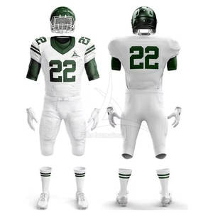 ชุดอเมริกันฟุตบอล ระบายอากาศได้ดี ไซส์ใหญ่ แขนสั้น ทรงสปอร์ต ดีไซน์สวมใส่สบาย เหมาะสำหรับการฝึกซ้อมและการเล่น - Product Image 1