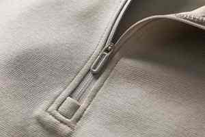 Pull à capuche zippé à motif solide personnalisable pour hommes Sweat-shirts grande taille avec poche kangourou à capuche - Product Image 2