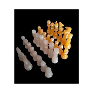 Pièces d'échecs Staunton personnalisées en gros, jeu d'échecs de haute qualité brillant rouge et blanc, taille de tournoi, pièces d'échecs durables pour jeu d'intérieur - Product Image 5