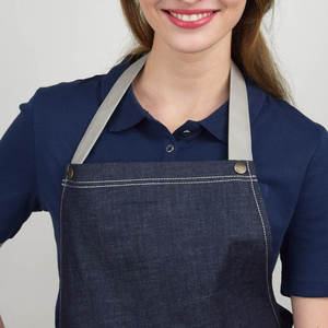 High Quality Custom Logo Sleeveless Bib <b>Denim</b> <b>Apron</b> for Chefs and Home Cooks Available for Custom Printing <b>Aprons</b> - Product Image 2