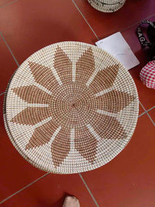 Estera de algas marinas de alta calidad, estera de algas marinas hechas a mano ecológicas naturales para decoración de sala de estar y comedor - Product Image 5