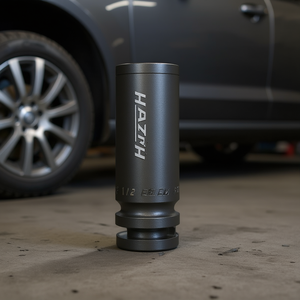 Hazet 1/2'' Extra Slim and Long 6-Point <b>Impact</b> <b>Socket</b> with Traction Profile for Wheel Mounting or Dismounting - Product Image 3