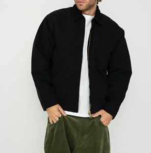 Veste de travail pour homme en toile lourde de mécanicien de travailleur en sergé d'approvisionnement d'usine de logo personnalisé - Product Image 2