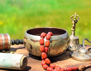 Recién llegado, venta al por mayor, cuenco de sonido de Buda, cuenco de Canto de meditación de Yoga hecho a mano, cuenco de campana de latón de meditación auspiciosa - Product Image 3