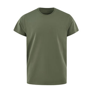 Camiseta de Manga Corta Lisa 100% Algodón, Directo de Fábrica, de Alta Calidad, Superventas, con Logotipo Personalizado, Ropa Urbana para Hombre - Product Image 1