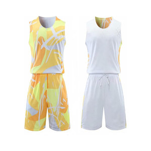 ชุดเครื่องแบบบาสเก็ตบอลแบบใส่กลับด้านได้น้ำหนักเบาระบายอากาศได้ดีเสื้อเจอร์ซีย์ฝึกซ้อมสำหรับเยาวชนพลัสไซส์รวม-สูง - Product Image 1