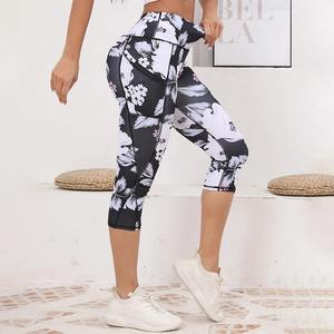 Estilo de moda Leggings para mujer Ropa deportiva Leggings de entrenamiento de cintura alta Pantalones de yoga cómodos Leggings de corte en V - Product Image 2