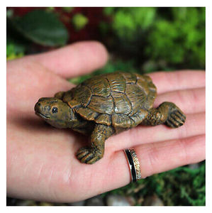 Bronze Tortue Sculpture Décoratif Showpiece Articles Ensemble de 2 Gros Solide Tortue Objets et Figurine Meilleurs Prix - Product Image 5