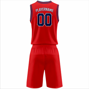 Tenues de basket-ball personnalisées pour hommes, ensembles professionnels, maillots de basket-ball entièrement sublimés, respirants - Product Image 2
