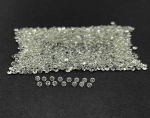 Lote de piedras preciosas sueltas de topacio blanco natural 1,50-2,50 MM corte redondo hecho de turmalina para la fabricación de joyas - Product Image 4