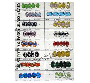 Collection créative de perles de verre bricolage pour projets faits à la main et conceptions de cadeaux Perles de verre fantaisie Fournisseur indien - Product Image 1