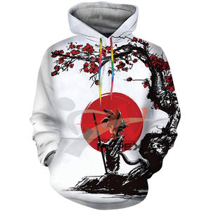 โลโก้ที่กําหนดเองคุณภาพสูงผู้ชายเสื้อสวมหัวเสื้อกันหนาวหมวกวัสดุที่กําหนดเองผู้ชายยืดหยุ่นเสื้อสเวตเตอร์มีฮู้ด - Product Image 5