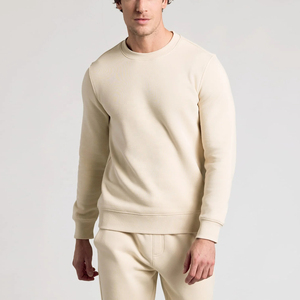 Ensemble de survêtement pour homme, sweat-shirt à col rond pour homme, pantalon de sport, polyester et coton, design personnalisable, couleur de haute qualité - Product Image 4