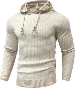 Ensemble sweat-shirt à capuche tricoté à manches longues pour hommes - Product Image 5