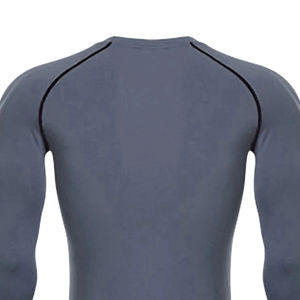 2026 Men Quick Dry <b>Mock</b> <b>Neck</b> Compression Shirt Sport Wear Water Surf Swimming Shirts Long Sleeve Rash Guard OEM Service - Product Image 5