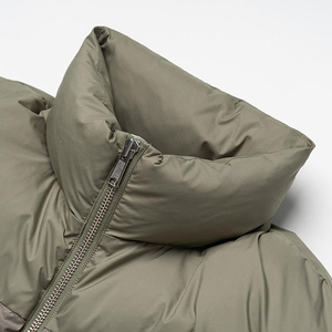 Chaqueta Acolchada Impermeable de Lona con Cuello Alto para Hombre, Estilo Burbuja, para Primavera, Venta al por Mayor Personalizada - Product Image 3