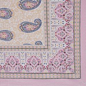 Juego de Sábanas Dobles de Algodón 100% con Estampado Paisley Rosa Taffy, con 2 Fundas de Almohada, 3 Piezas, para Uso Doméstico, Modelo ADB1451 - Product Image 5