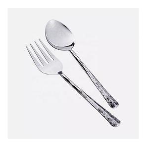 Stainless Steel <b>Salad</b> <b>Server</b> Luxury <b>Salad</b> <b>Server</b> for Serving the <b>Salad</b> New Design Cutlery Set New Metal Flatware Spoon and Fork - Product Image 2