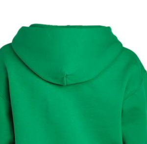 Sudadera con capucha de color verde, forro polar de algodón con colores personalizados y bordado al mejor precio, Sudadera con capucha de gran oferta para unisex - Product Image 4