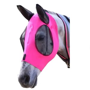 Equestrian <b>Fly</b> Mask Veil High Quality Soundless Ear <b>Net</b> Crochet Custom Logo Bulk Quantity Low Price New Lightweight Ear Bonnet - Product Image 6