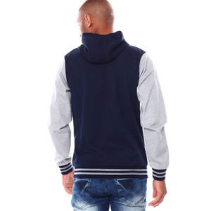 Winter Hooded Unisex College Varsity Jacket Chenille <b>Patch</b> Streetwear Waterproof Reversible Winter Wool Varsity Jackets - Product Image 5