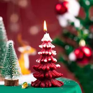 H.M.A artesanías velas votivas de Navidad decoración festiva para mesa de invierno iluminación ambiente de fiesta regalo - Product Image 1