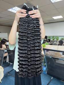 Cheveux ondulés profonds Extensions de cheveux humains Cheveux vietnamiens bruts vierges super doublement étirés - Product Image 5