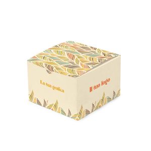 กล่องกระดาษรีไซเคิลสีขาว 15x15x8 ซม. - ปรับแต่งได้สำหรับเซรั่มบำรุงผิว - Product Image 2