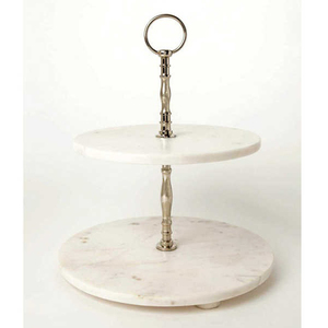 Factory Price Iron Black MOP & Aluminum Rode Kitchen <b>3</b> <b>Tier</b> <b>Cake</b> <b>Stand</b> Custom Size Round Wedding Party <b>Cake</b> Display <b>Stand</b> - Product Image 2