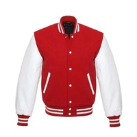 Blouson universitaire sur mesure pour homme avec logo personnalisé, broderie de lettres en laine, col montant, respirant, coupe-vent, doublure polaire de haute qualité
