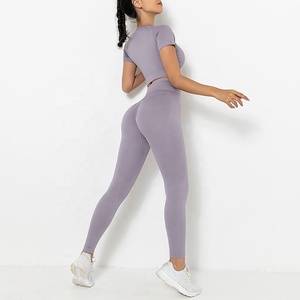 Nouveau Design de vêtements de sport pour femmes, soutien-gorge de course et Leggings de Fitness, vêtements de Yoga, ensembles de sport pour femmes - Product Image 6