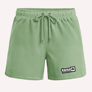 Shorts de sport personnalisés pour hommes en polyester à séchage rapide, taille élastique avec cordon de serrage, entraînement, OEM/ODM disponible - Product Image 1