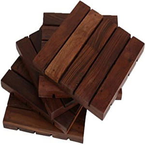 Posavasos de madera para fiestas de boda, taza de té de madera de nogal, corcho de Acacia, Cuadrado y Redondo, logotipo personalizado, OEM, venta al por mayor - Product Image 1