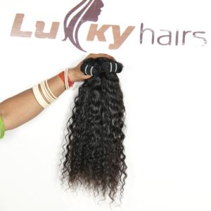 Extensiones de cabello ondulado del cuerpo alineado de la cutícula sin procesar 100% vietnamita trama doble suelta onda profunda Color negro Natural - Product Image 5