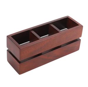Porte-stylo en bois de forme large avec boîte 3 Idéal pour les salles d'étude de bureaux avec des tailles personnalisées avec des tailles de 4x3x9 pouces - Product Image 1