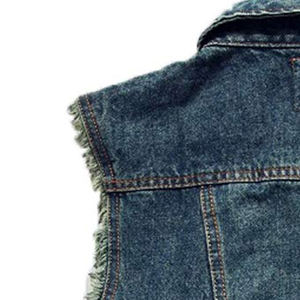 เสื้อกั๊กผ้ายีนส์สำหรับผู้ชายเสื้อแขนกุด, เสื้อกั๊กใส่ทำงานให้ความอบอุ่นในฤดูหนาว - Product Image 5