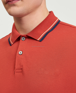 Men's Knitted Printed Polo Shirts with Premium Fabric Comfortable Breathable Woven Label 180g Embroidered Button-<b>Down</b> - Product Image 4