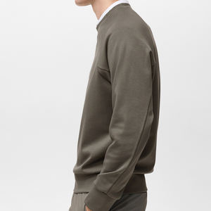 Sudadera personalizada de alto lujo para hombre, ropa de calle de cuello redondo de algodón con cuello simulado, sudaderas y sudaderas para hombre - Product Image 2