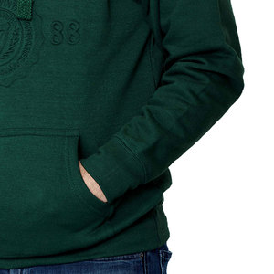 Offres Spéciales sweats à capuche en relief avec logo personnalisé pour hommes décontracté conception surdimensionnée poids lourd éponge française hiver polaire 100% coton solide - Product Image 5